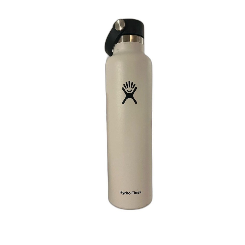 Hydro Flask 24oz White/Black Water Bottle